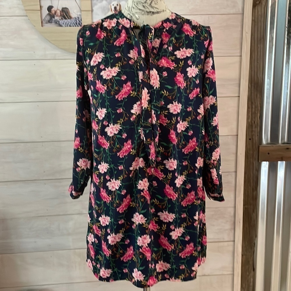 🆕 Old Navy Navy Flower Dress S Petite